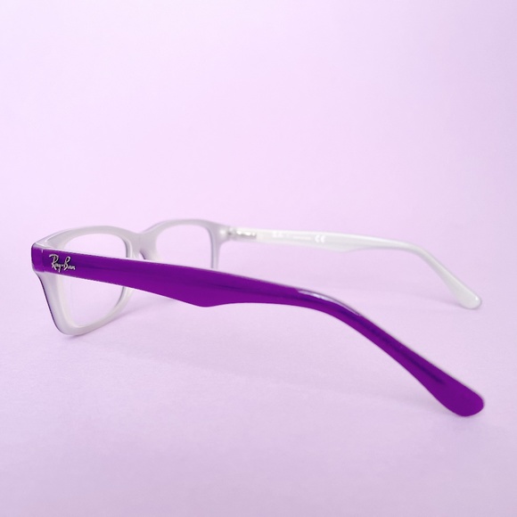 Ray-Ban Child RB 1531 3591 Violet on Opal Ice Eyeglasses Frames 48-16 130 - Picture 15 of 16
